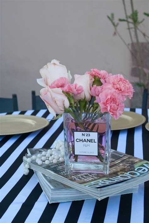 chanel table decor